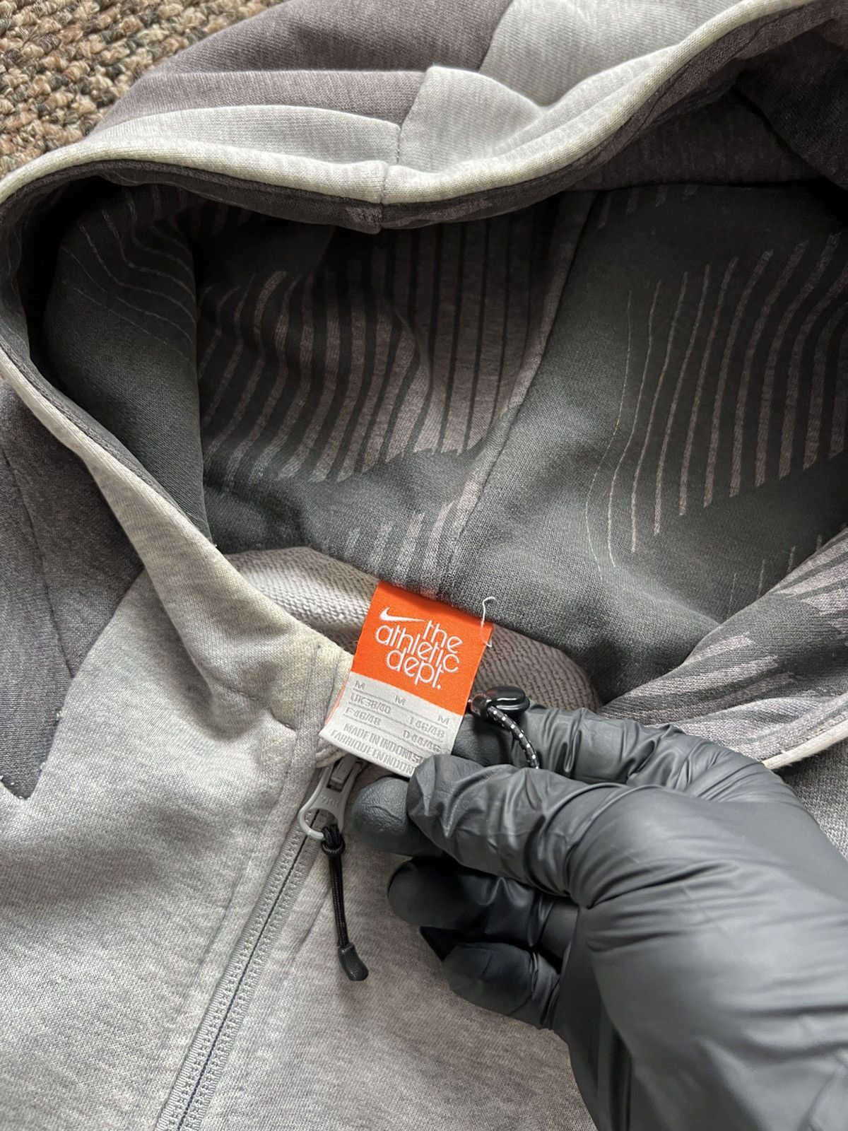 Nike Nike Zip Hoodie Basic Vintage Y2K Oversized Grey Streetwear Size US M / EU 48-50 / 2 - 7 Thumbnail