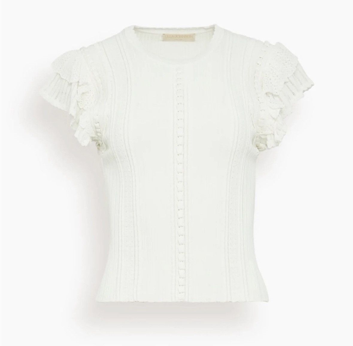 Ulla Johnson Ulla Johnson Giulia Ruffle Top Pristine Size Medium Size M / US 6-8 / IT 42-44 - 3 Thumbnail