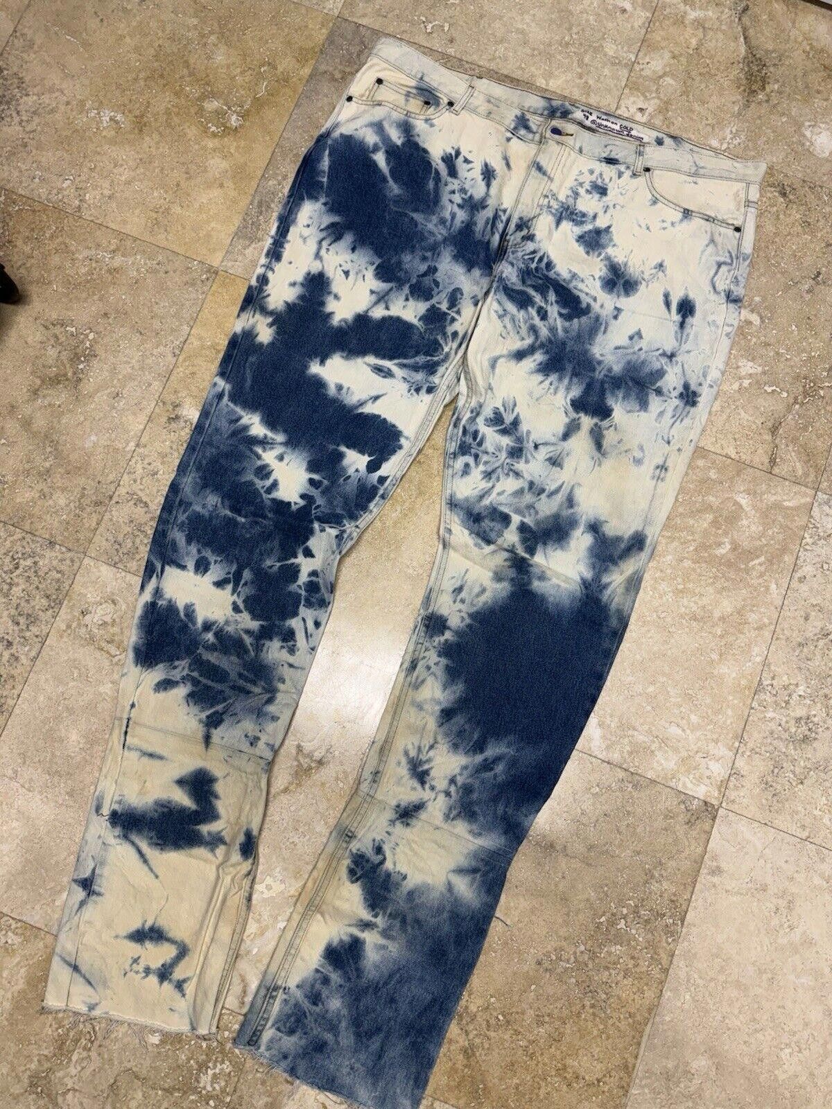 Rock Revival Jeans Men's Size 48 Tie Dye Stretch Stacked Jeans Size US 32 / EU 48 - 3 Thumbnail