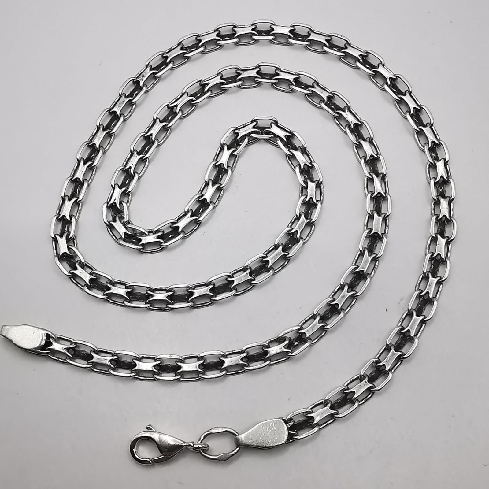 Sterling Silver Vintage Fine Chain, 925 Sterling Silver, Signed 16,72 g Size ONE SIZE - 2 Thumbnail