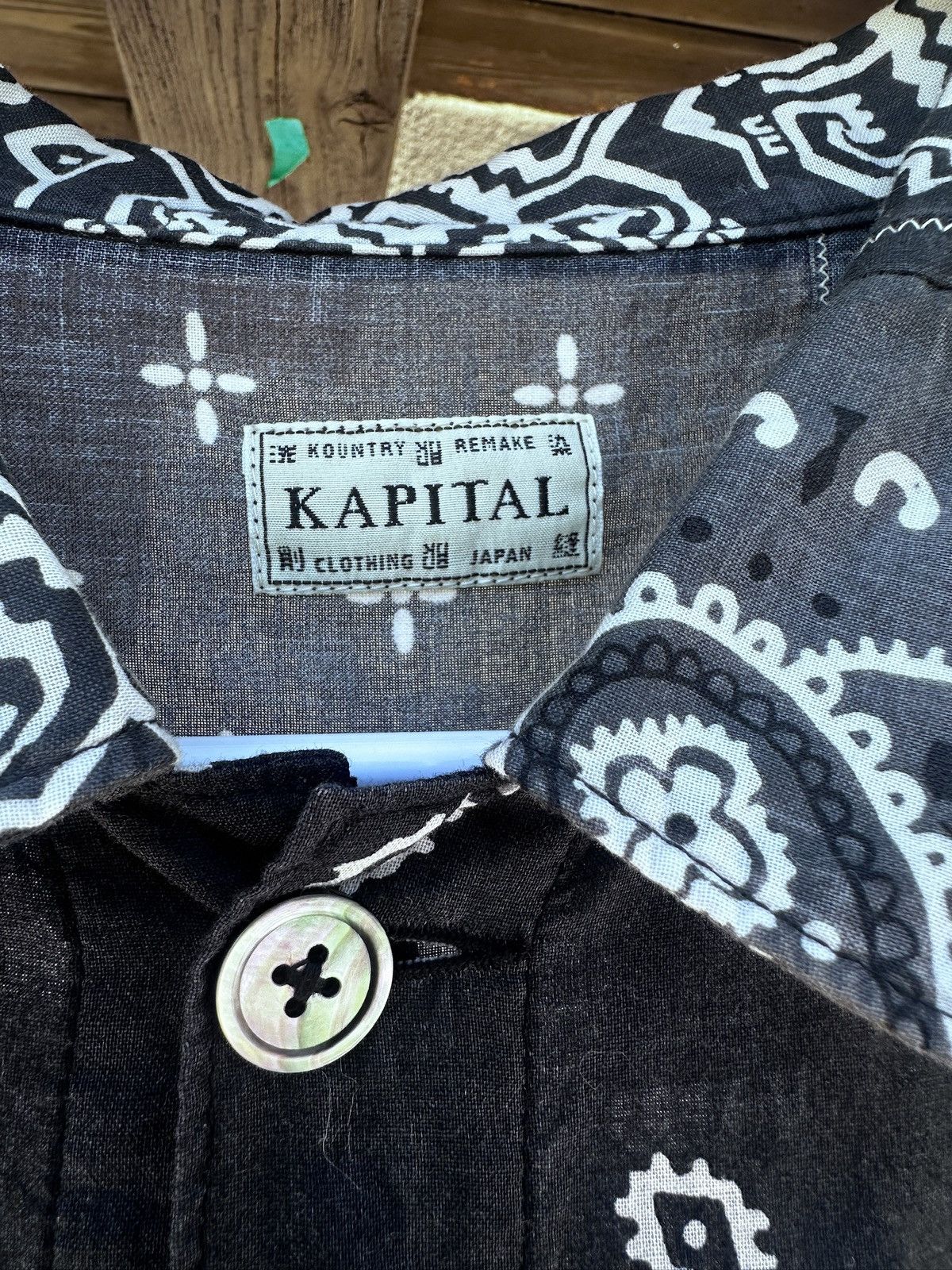 Kapital kapital gauze bandana patchwork button up shirt Size US XL / EU 56 / 4 - 3 Thumbnail