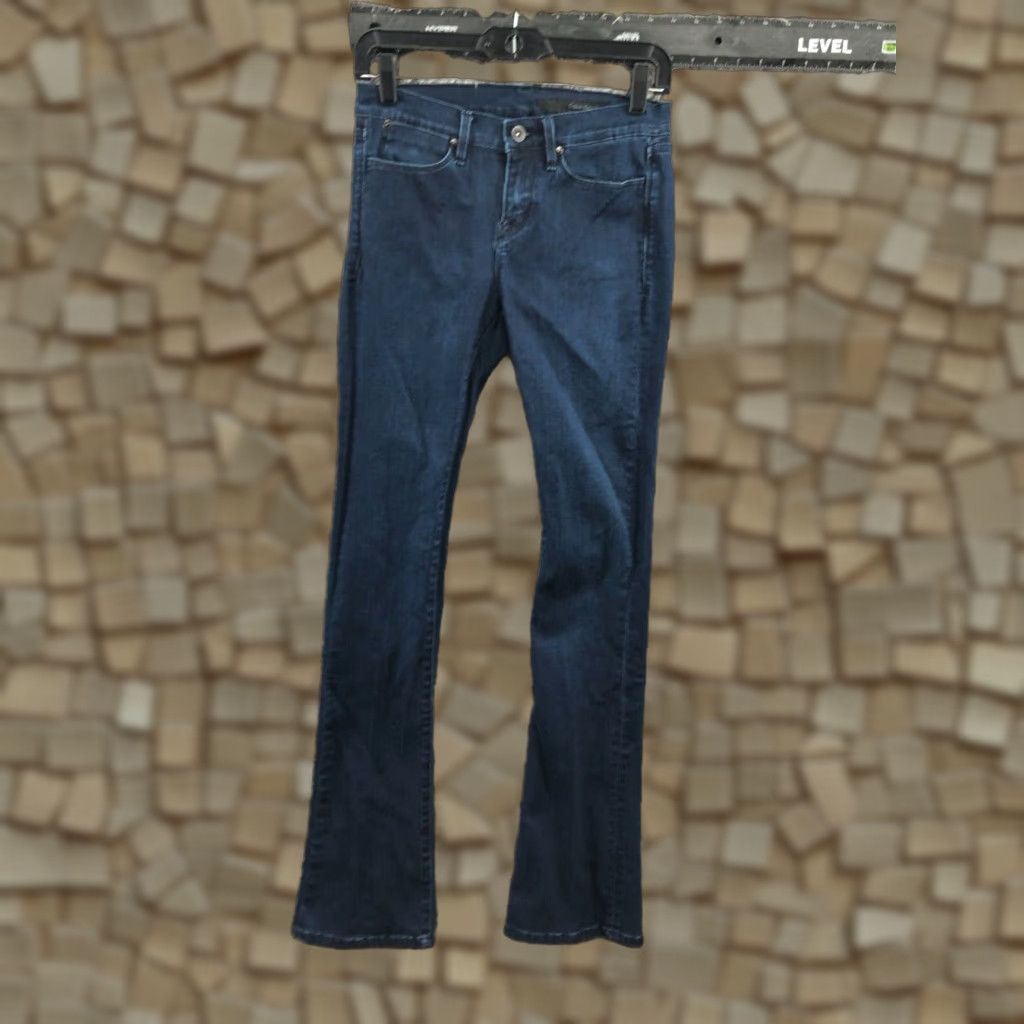 Calvin Klein Calvin Klein RCKR Kick Jeans Size 4 Womens Dark Wash Blue Denim Bootcut 5-Pocket Regular Comfort Pockets Size 27" / US 4 / IT 40 - 1 Thumbnail