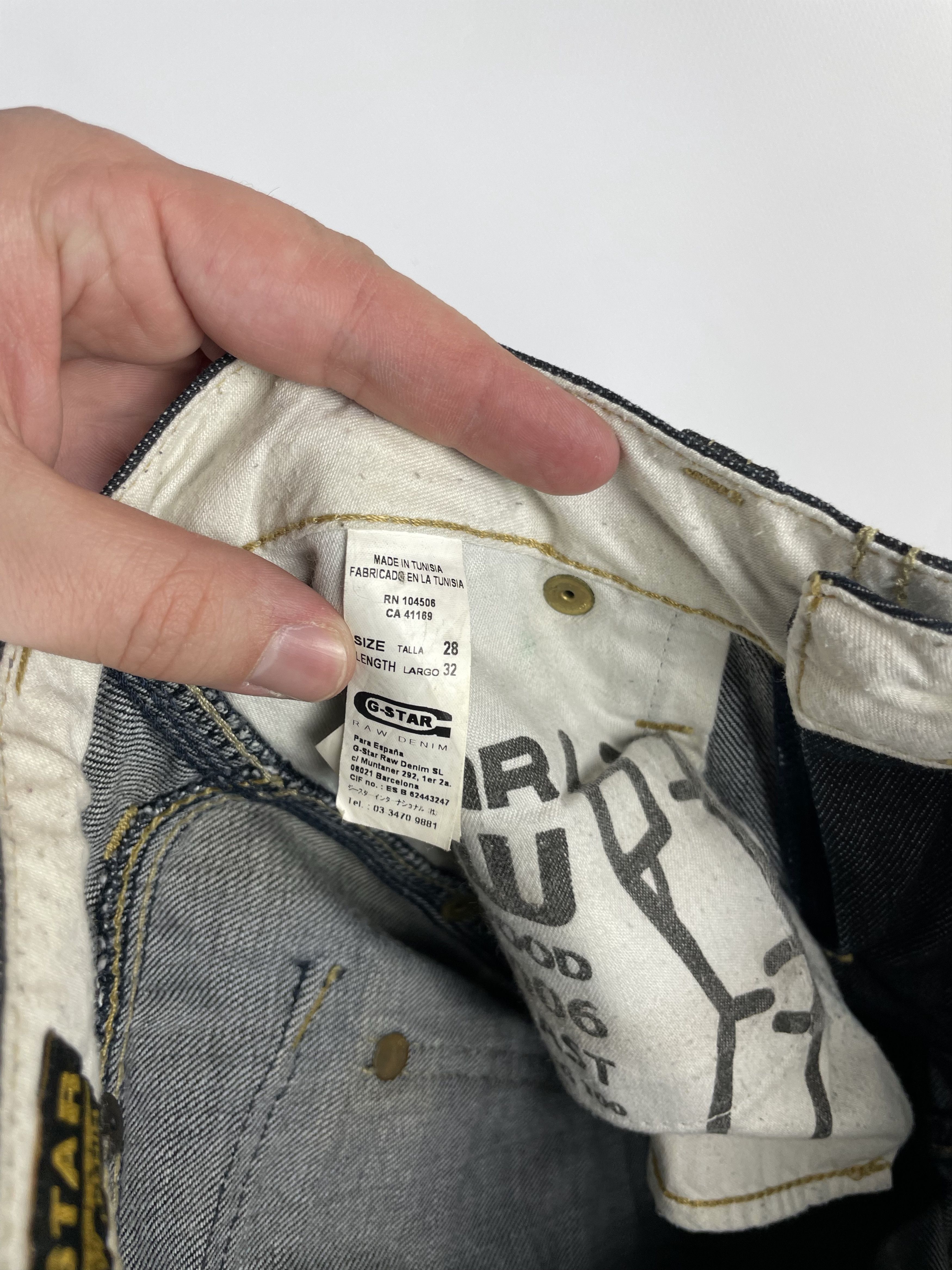 G-Star × Vintage Vintage G-Star Raw 96 Pants Double Knee Jeans Size US 28 / EU 44 - 11 Thumbnail