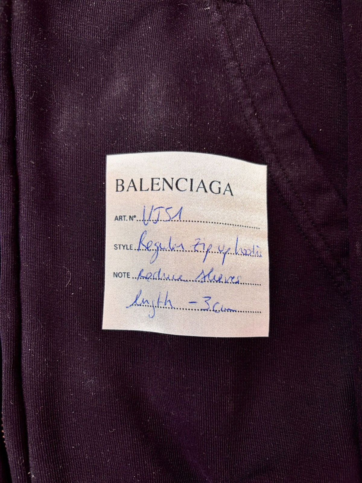 Balenciaga Balenciaga Sample "Sticky Note" Zip Size US XS / EU 42 / 0 - 3 Thumbnail