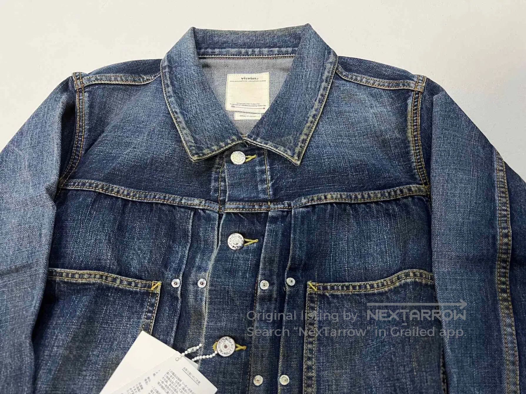Visvim visvim SS Shorty Chore Dry Denim Jacket. Size US M / EU 48-50 / 2 - 2 Thumbnail