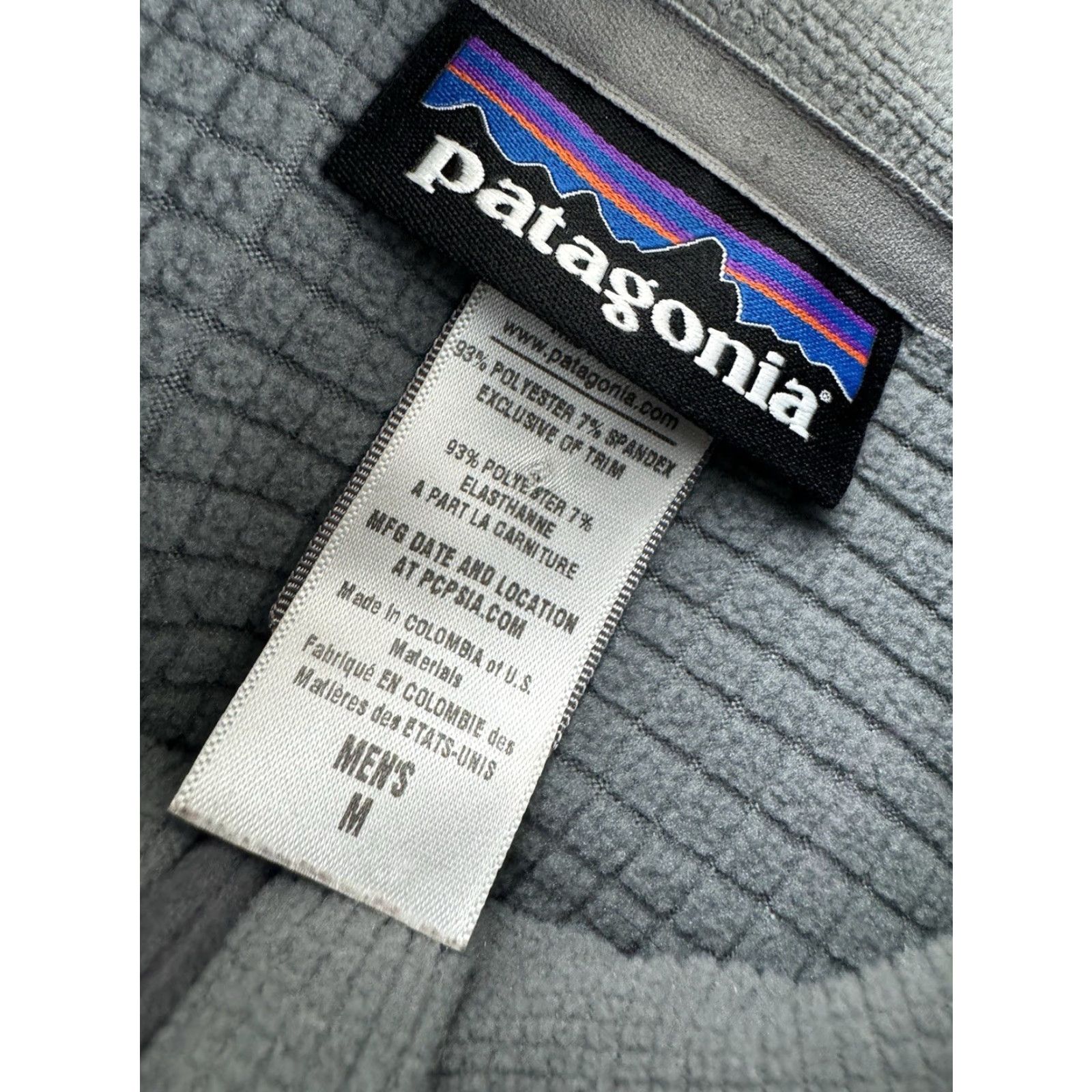 Patagonia PATAGONIA R1 Pullover POLARTEC Lightweight Active Jacket M Gray Mens Size M Size US M / EU 48-50 / 2 - 6 Thumbnail