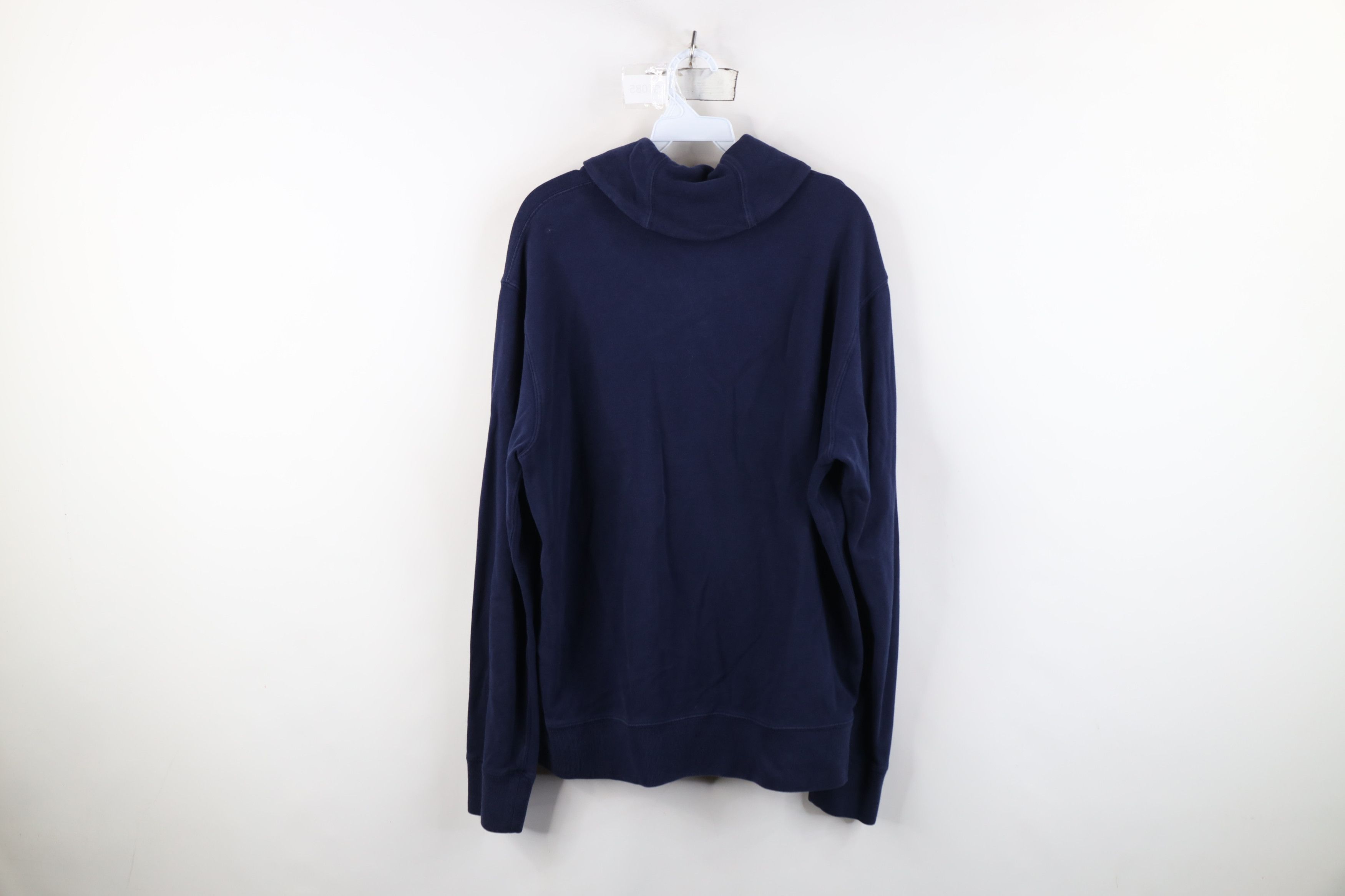 Polo Ralph Lauren Vintage 90s Ralph Lauren Distressed Sweatshirt Navy Blue Size US L / EU 52-54 / 3 - 12 Thumbnail