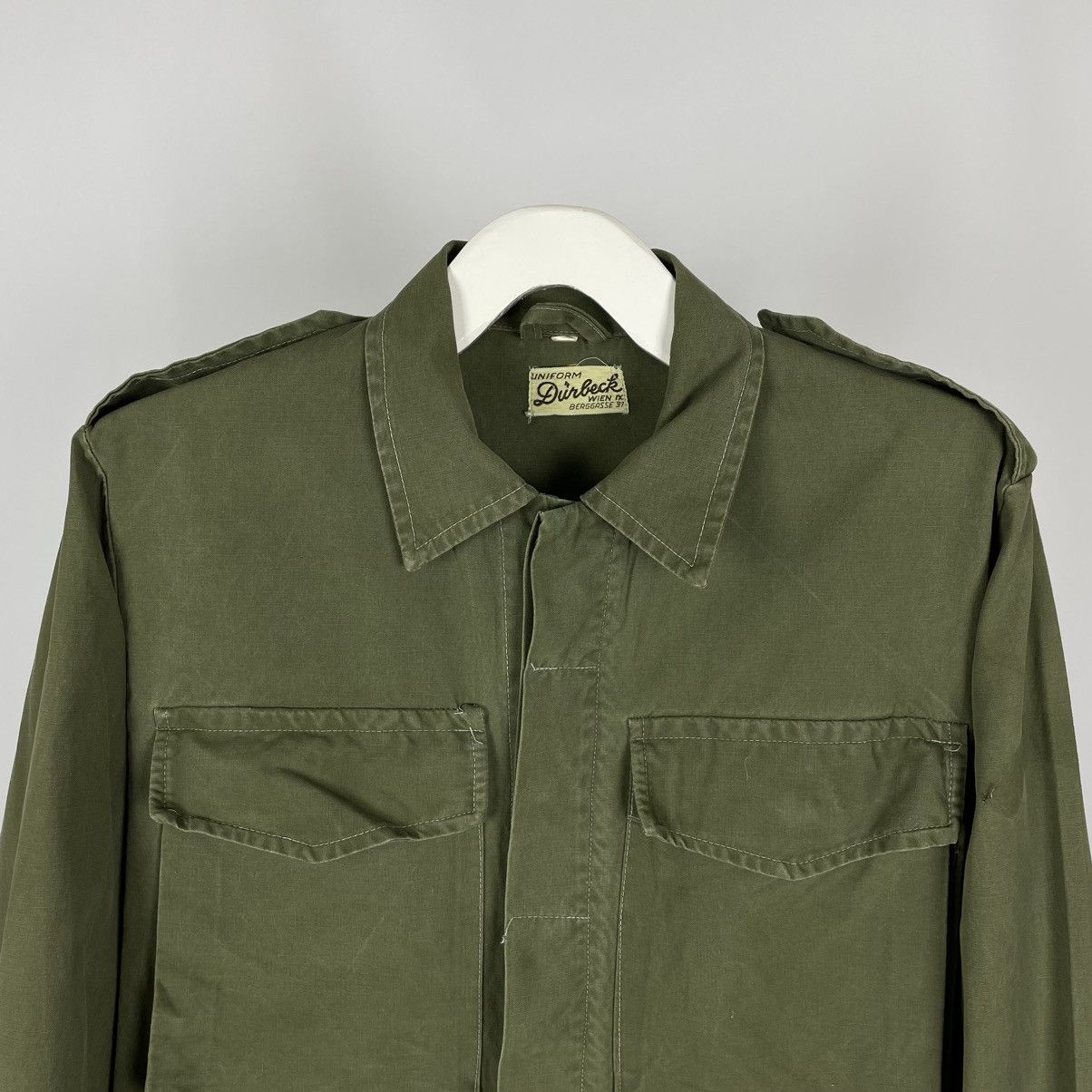 Vintage 1950s Vintage Military Double Pocket Jacket Austria Size US M / EU 48-50 / 2 - 21 Thumbnail