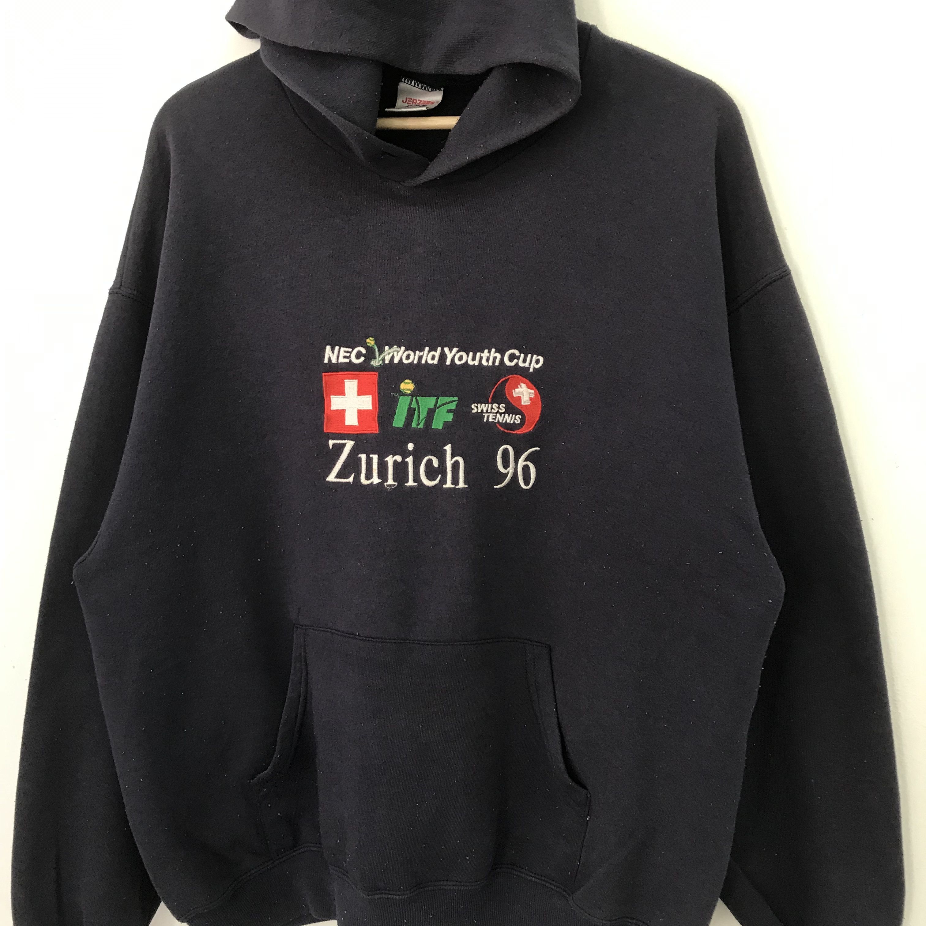 Vintage Vintage 90's Nec World Youth Cup Faded Blue - 137 Size US XL / EU 56 / 4 - 3 Thumbnail