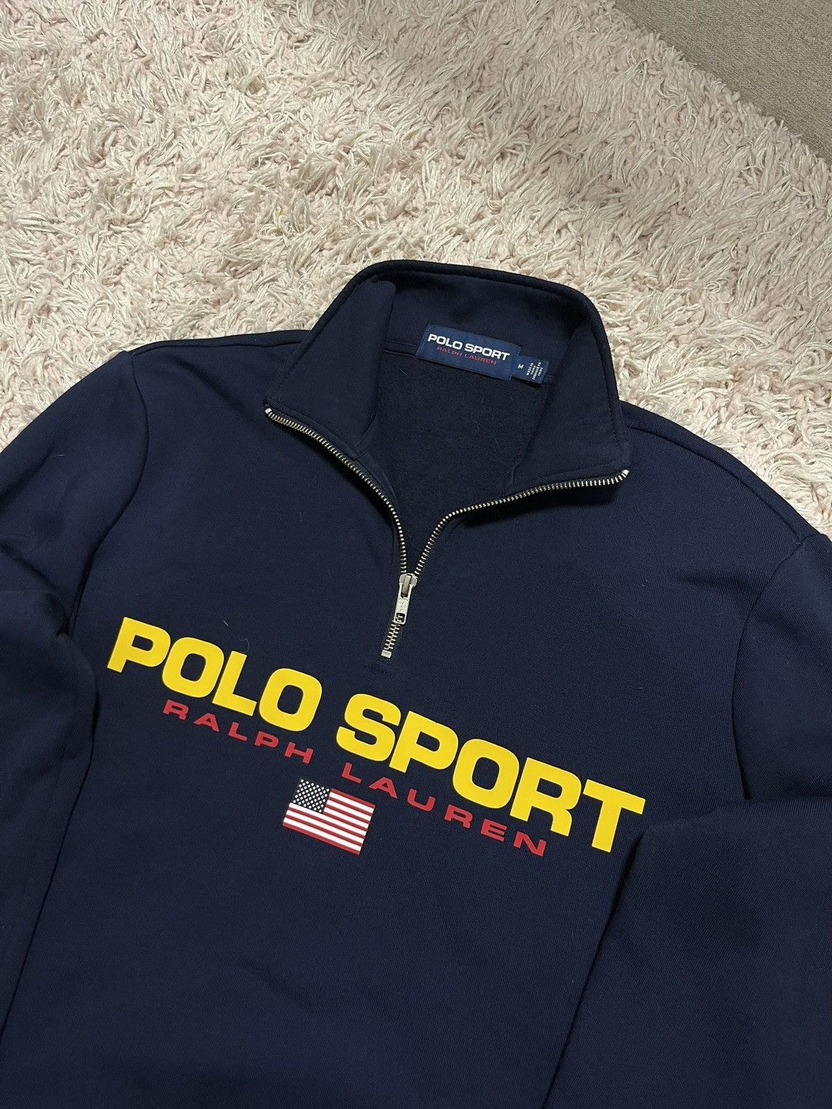 Polo Ralph Lauren Quarter Zip, Sweatshirt Polo Ralph lauren sport Size US M / EU 48-50 / 2 - 2 Thumbnail