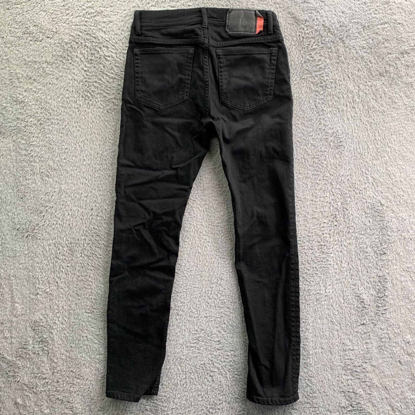 VINTAGE Acne Studios Jeans Men's 30x30 Bootcut Black Denim Cotton