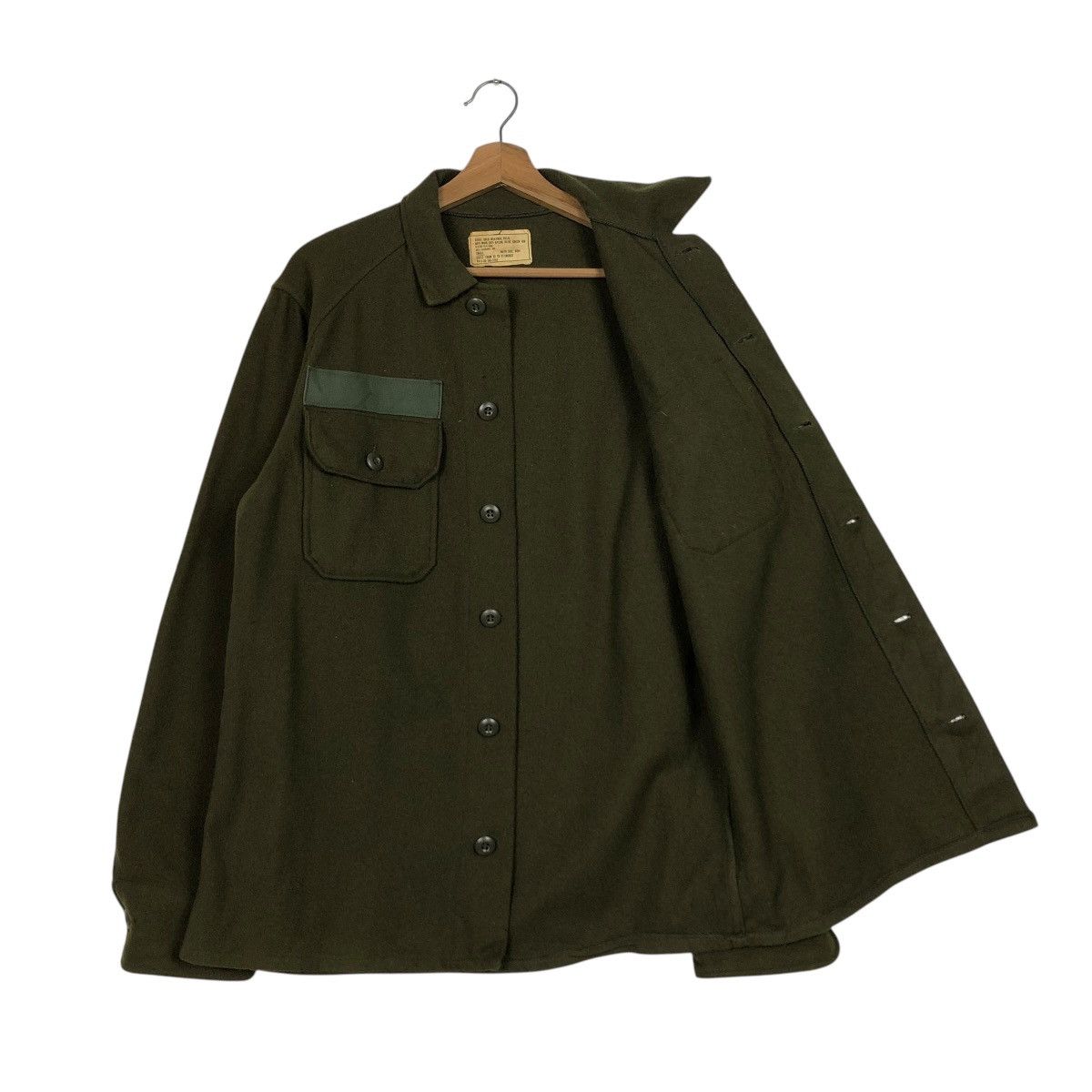 Vintage 🔥VINTAGE WOOL BUTTON CHORE JACKET MILITARY USN Size US S / EU 44-46 / 1 - 13 Thumbnail