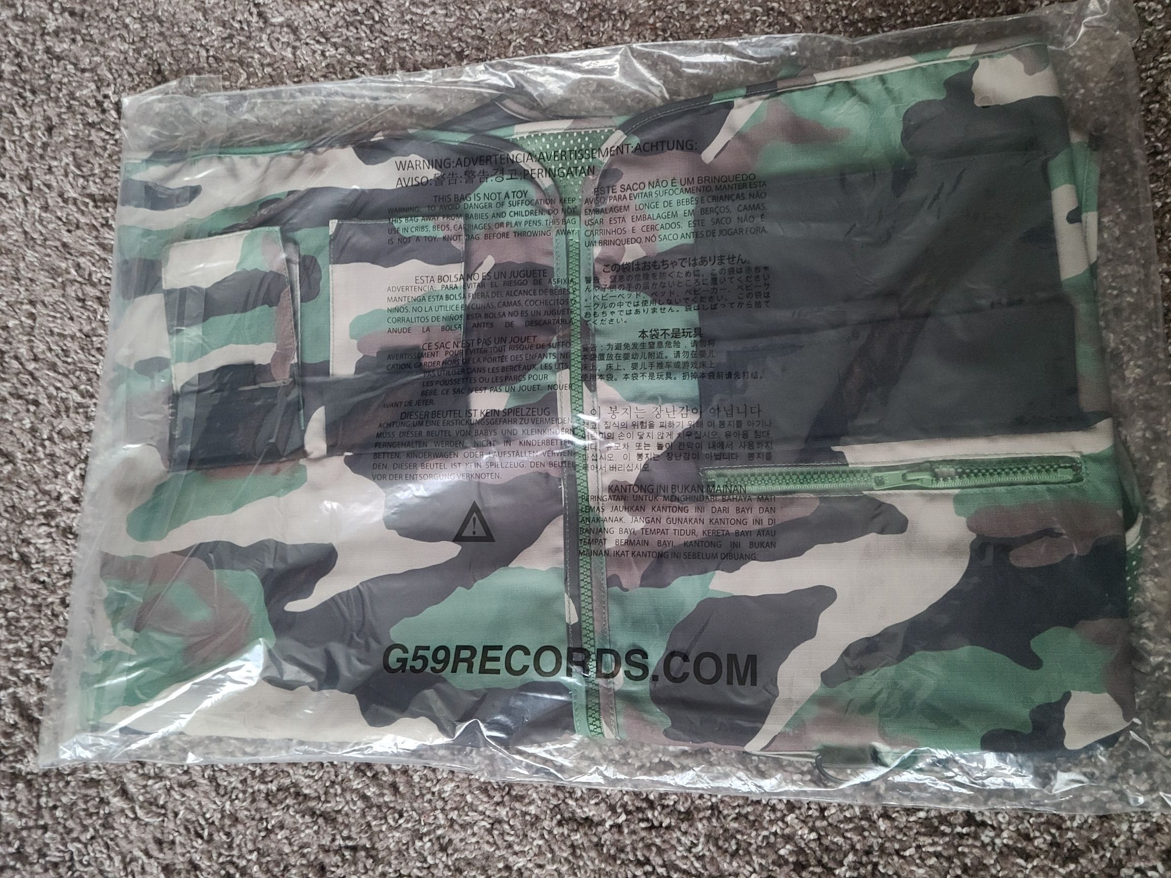 G59 Records G59 Tactical Vest - Woodland Camo - Large, New, Sealed Size US L / EU 52-54 / 3 - 4 Thumbnail