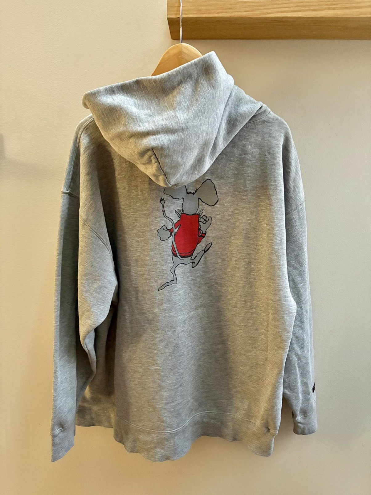Jansport St. John’s University VTG Y2K grey mouse mascot hoodie XL Size US XL / EU 56 / 4 - 2 Thumbnail