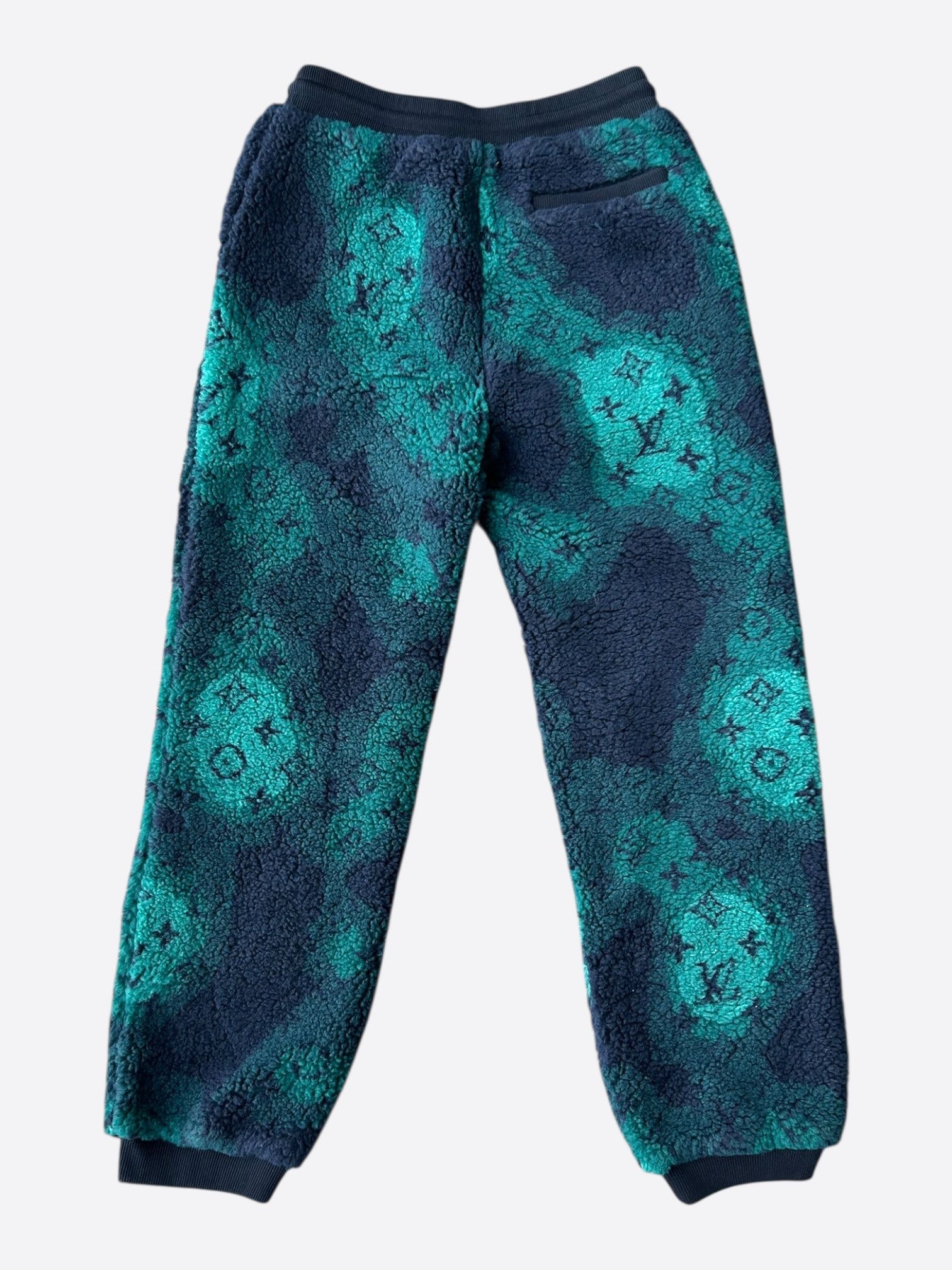 Louis Vuitton Louis Vuitton Green Camouflage Monogram Fleece Sweatpants Size US 34 / EU 50 - 2 Thumbnail