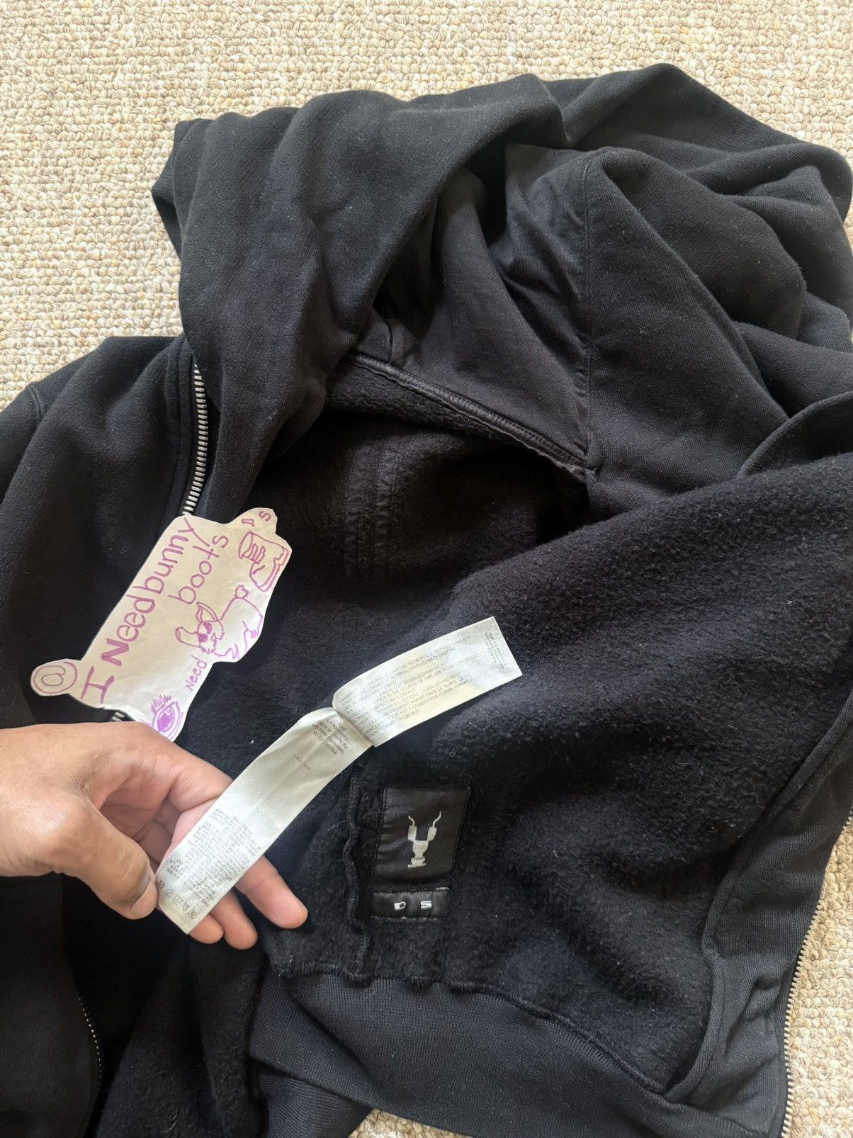Rick Owens Rick Owens Mountain Hoodie Size US S / EU 44-46 / 1 - 9 Thumbnail