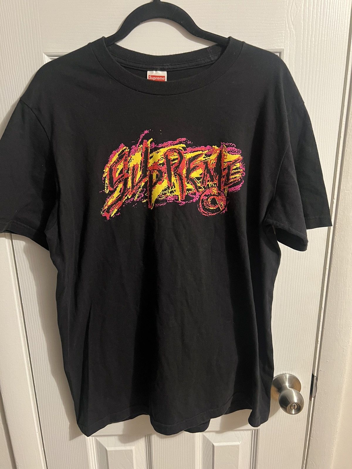 Supreme SUPREME Scratch Tee FW20 Size US M / EU 48-50 / 2 - 1 Thumbnail