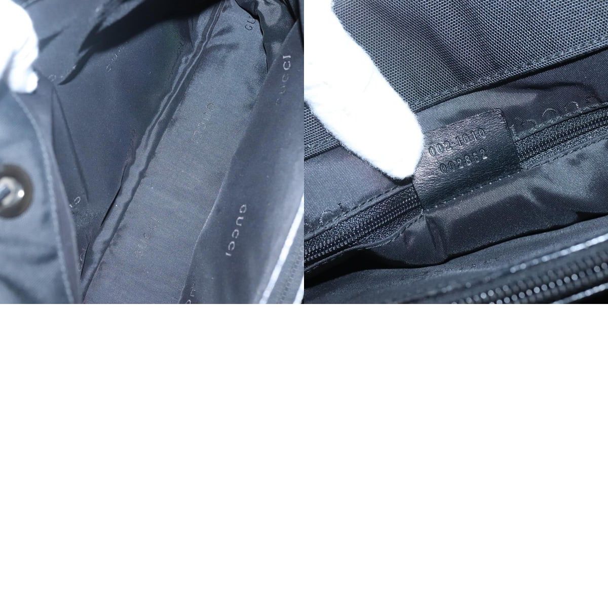 Gucci GUCCI Bamboo Hand Bag Nylon Black 002 002 Size ONE SIZE - 13 Thumbnail