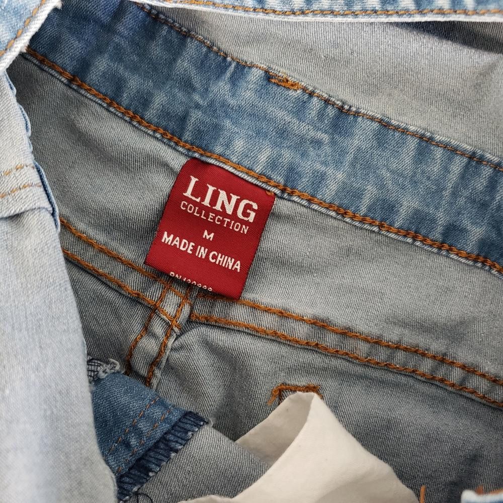 Designer Light Denim Classic LC Overalls Size 32" / US 10 / IT 46 - 3 Thumbnail