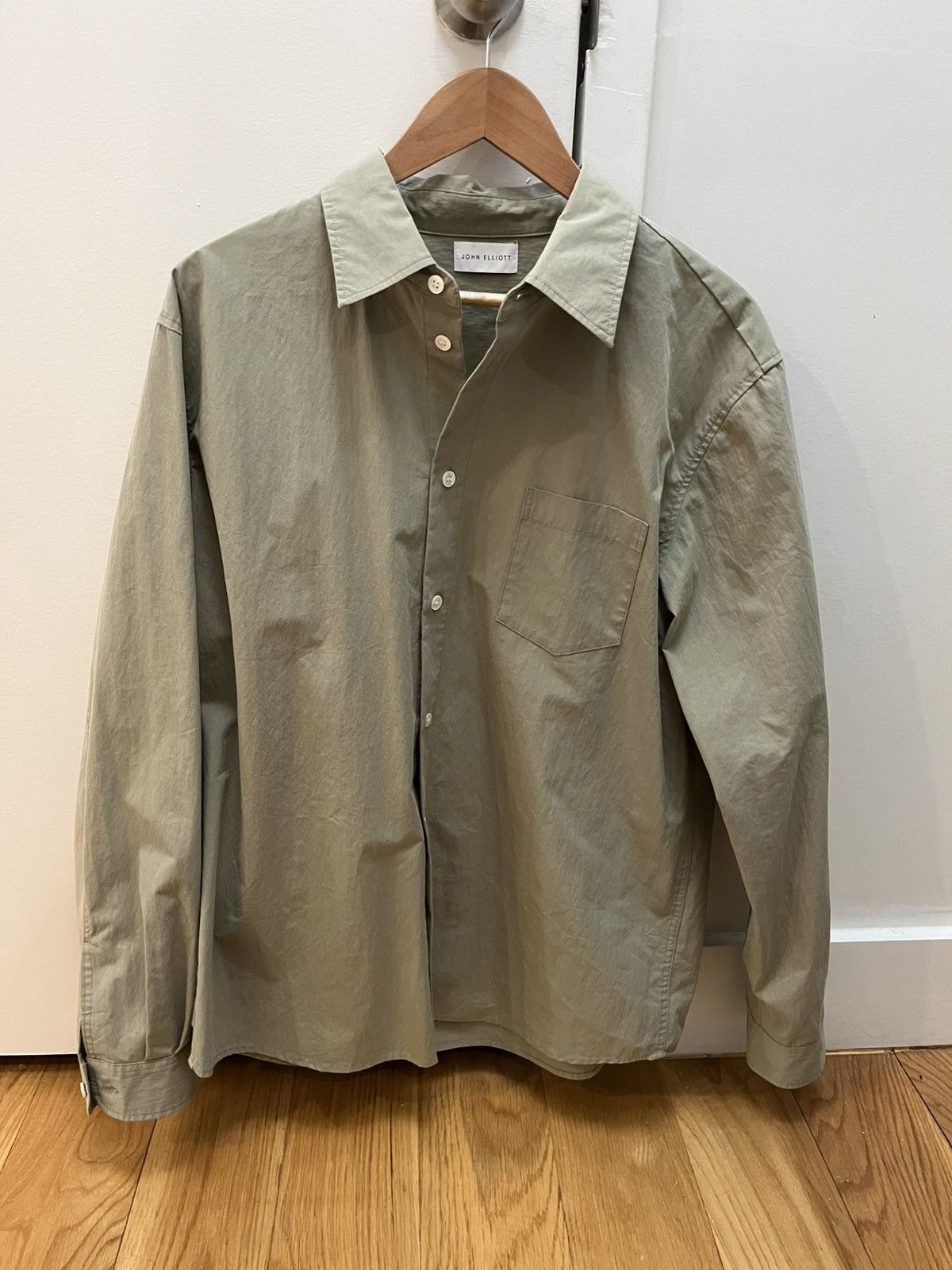John Elliott John Elliott / Cloak Button Up / Sage / Medium Size US M / EU 48-50 / 2 - 2 Thumbnail