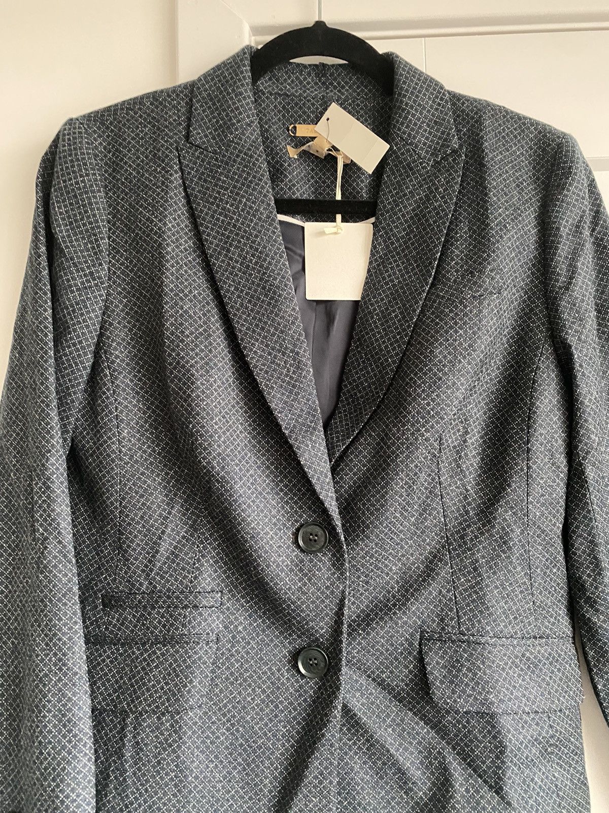 Talbots Talbots 2pc Pant Suit Blazer Blue Stretch Wool Size 6 New Size M / US 6-8 / IT 42-44 - 3 Thumbnail