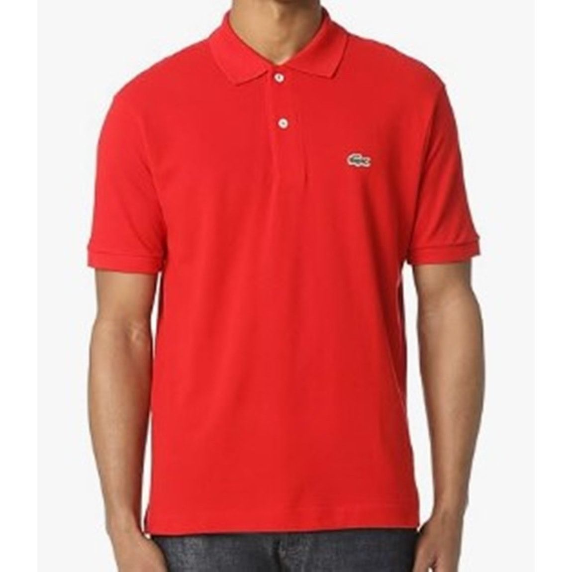 Lacoste Lacoste Men's Legacy Short Sleeve L.12.12 Pique Polo L Red Size US L / EU 52-54 / 3 - 1 Thumbnail