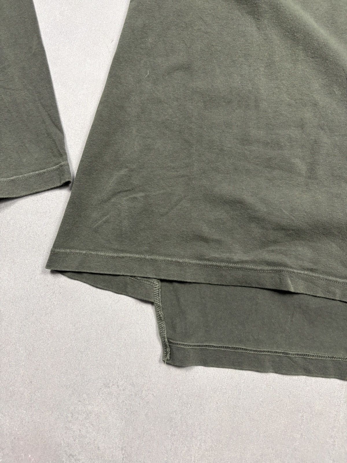 Preach Preach Asymmetrical Long Sleeve Olive Green Top Avant Garde Size M / US 6-8 / IT 42-44 - 7 Thumbnail