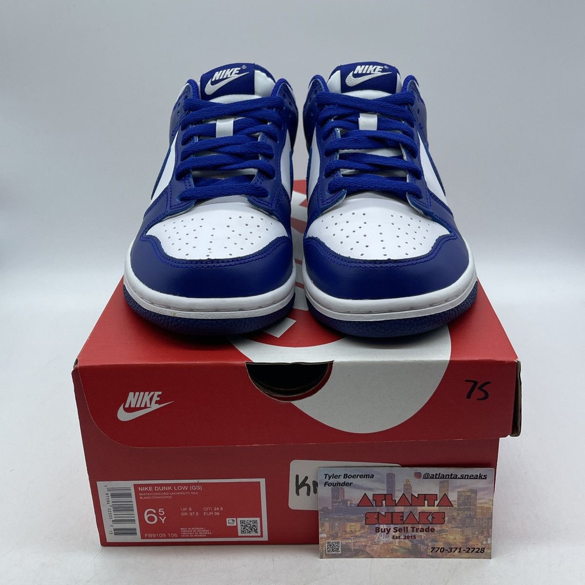 Nike Dunk low concord Size US 6.5 / EU 39-40 - 2 Thumbnail