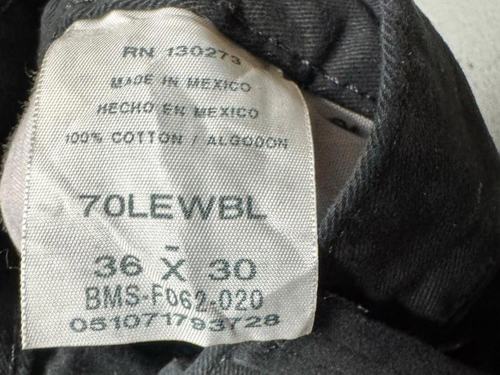 Designer Men's Black Cargo Trousers Size 36x30 Size US 36 / EU 52 - 4 Thumbnail