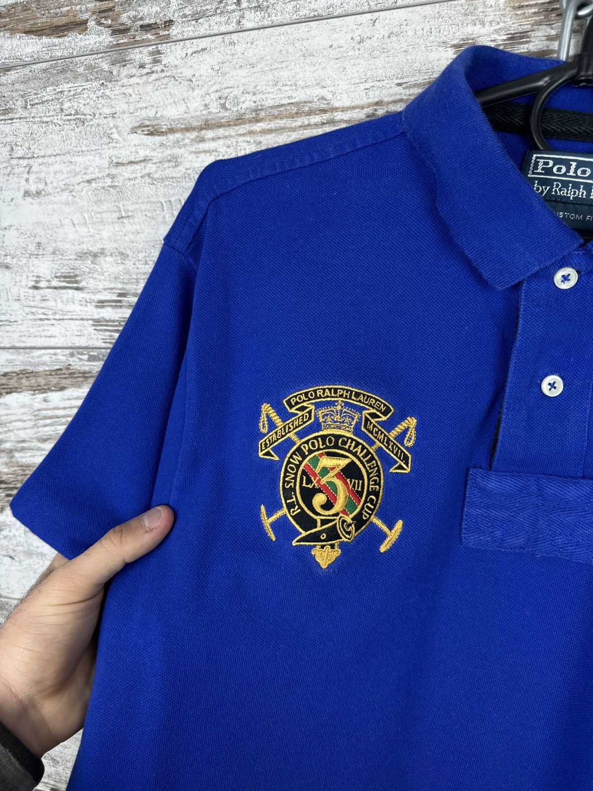 Polo Ralph Lauren Mens Vintage Polo Ralph Lauren Polos T-shirt rugby tee y2k Size US L / EU 52-54 / 3 - 7 Thumbnail