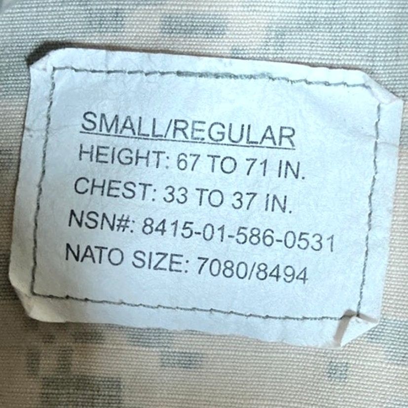 Vintage VINTAGE Army Combat Mens Coat ACU Green Camouflage UCP Uniform Digicam Small Regular Jacket Mens Size US S / EU 44-46 / 1 - 6 Thumbnail