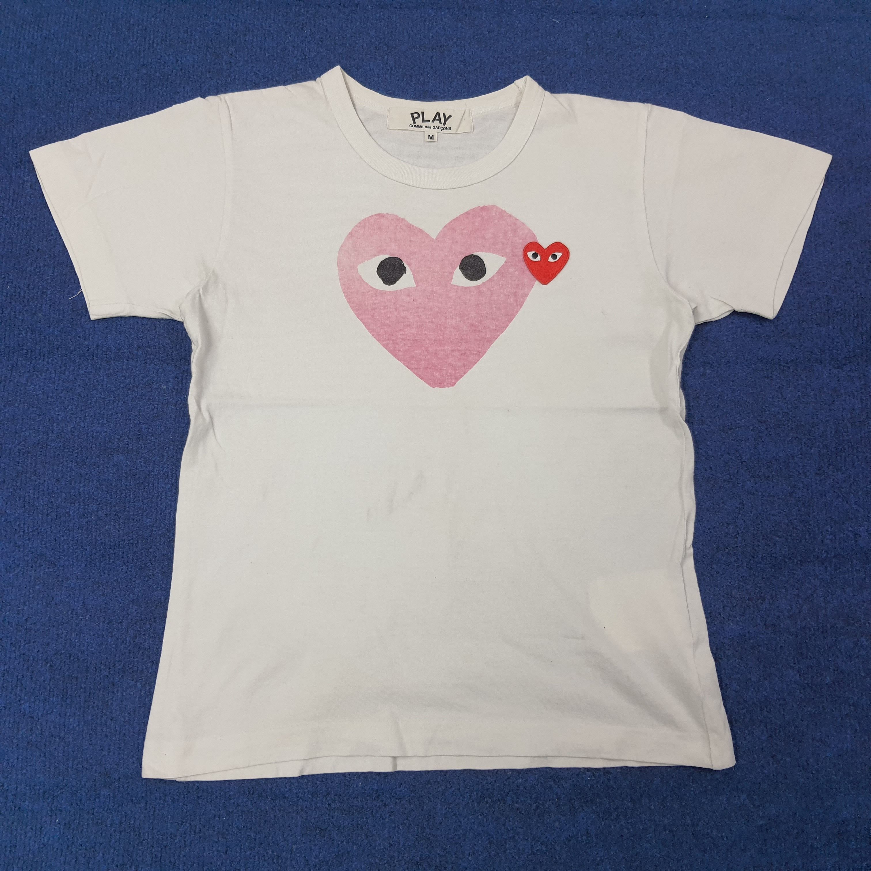 Comme des Garcons PLAY Vintage Comme des Garçons PLAY Heart Logo T-Shirt C267N33 Size XS / US 0-2 / IT 36-38 - 1 Thumbnail