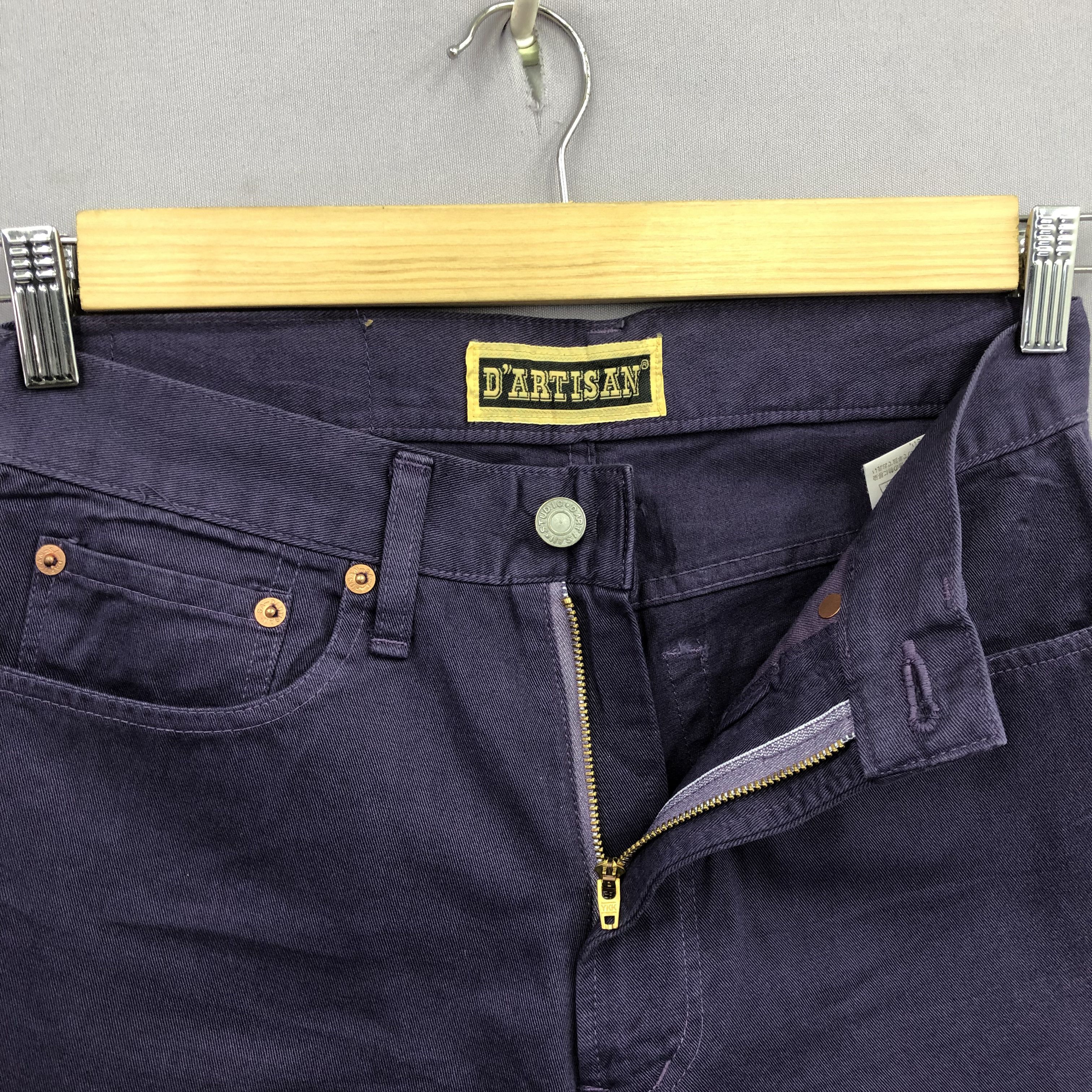 Studio D'Artisan Vintage NWT 90s Studio D'Artisan Skinny Japanese Purple Jean Size 26" / US 2 / IT 38 - 7 Thumbnail