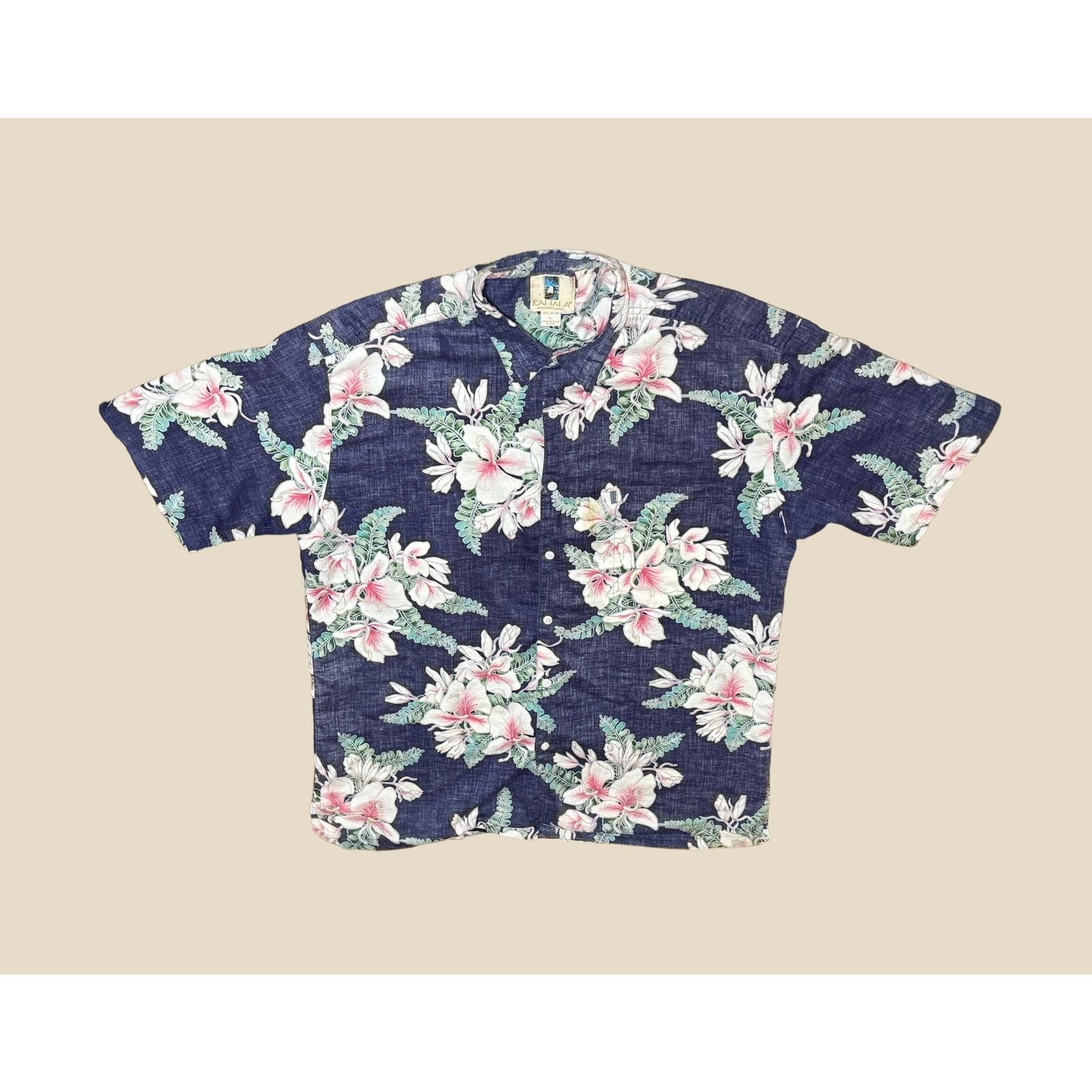 Paradise Found Vintage 1990s Kahala Hawaiian Shirt – Men’s Large Size US XL / EU 56 / 4 - 1 Thumbnail