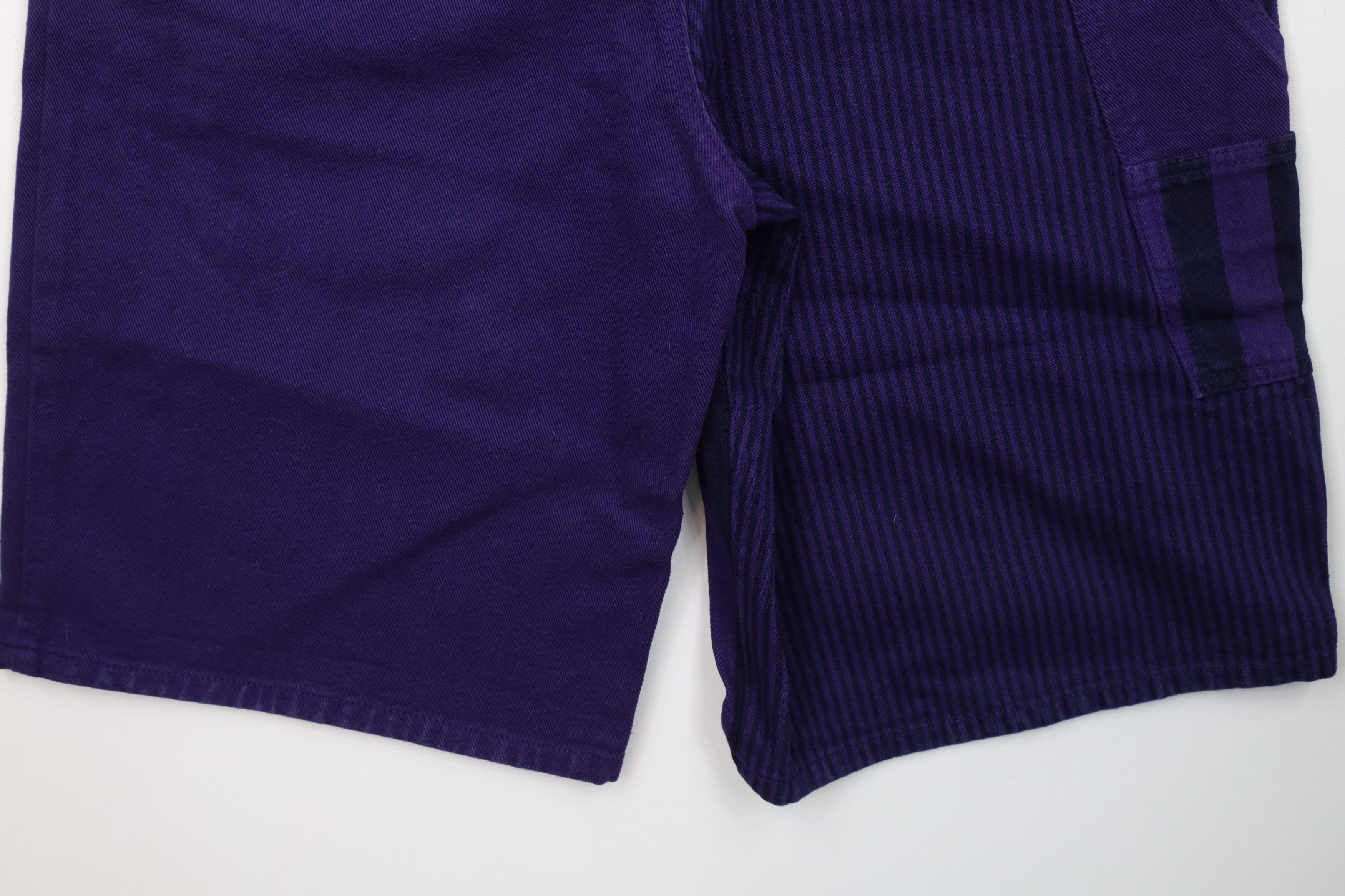 Vintage Deadstock Vintage 90s Streetwear Block Baggy Denim Shorts Size 28" / US 6 / IT 42 - 11 Thumbnail