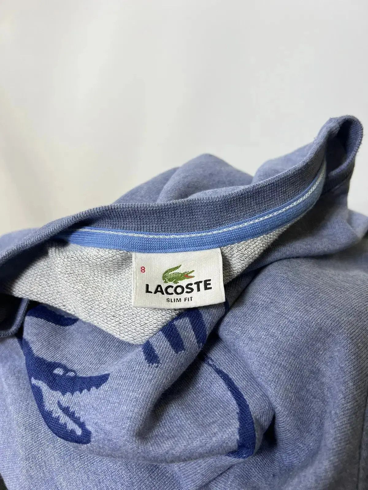 Lacoste × Vintage Vintage Lacoste big logo sweatshirt Size US XXL / EU 58 / 5 - 3 Thumbnail