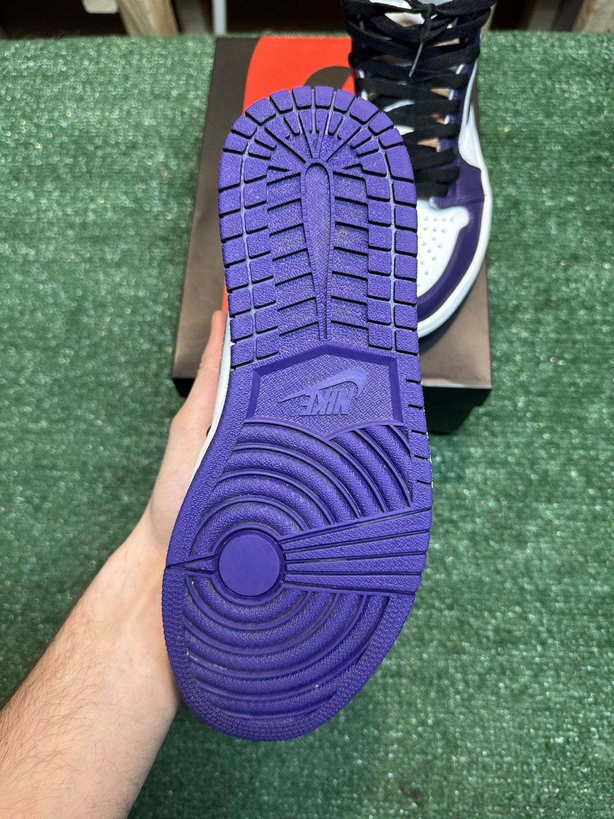 Jordan Brand Jordan Retro 1 Court Purple White Size 8.5 Size US 8.5 / EU 41-42 - 4 Thumbnail
