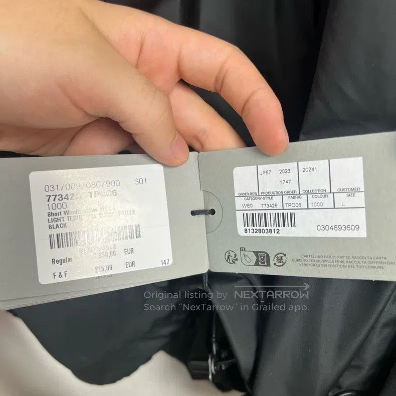 Balenciaga Balenciaga Letter Logo Printed Round Neck Button Long Slee Size US L / EU 52-54 / 3 - 6 Thumbnail