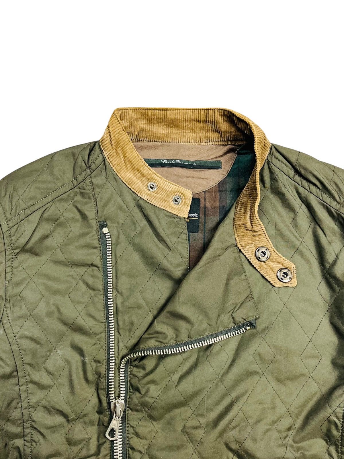 If Six Was Nine 2000s Bark Tannage - Lampo Zipps Asymetrical Jacket Size US L / EU 52-54 / 3 - 7 Thumbnail