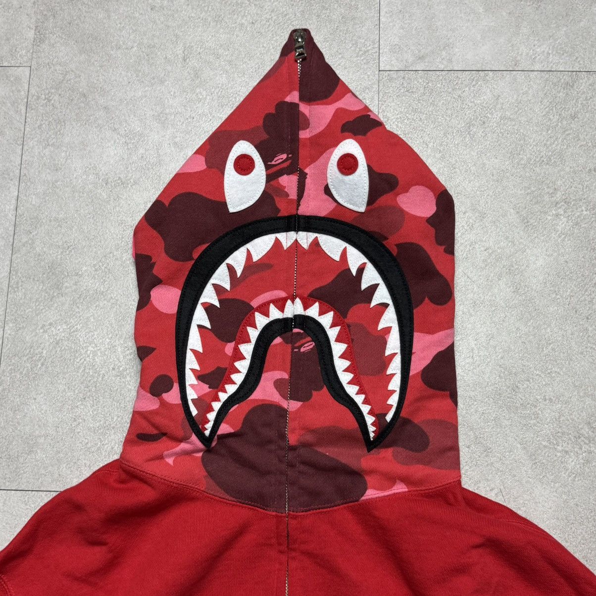 Bape New Bape Aoyama Limited Camo Full Zip Shark Hoodie Size US M / EU 48-50 / 2 - 2 Thumbnail