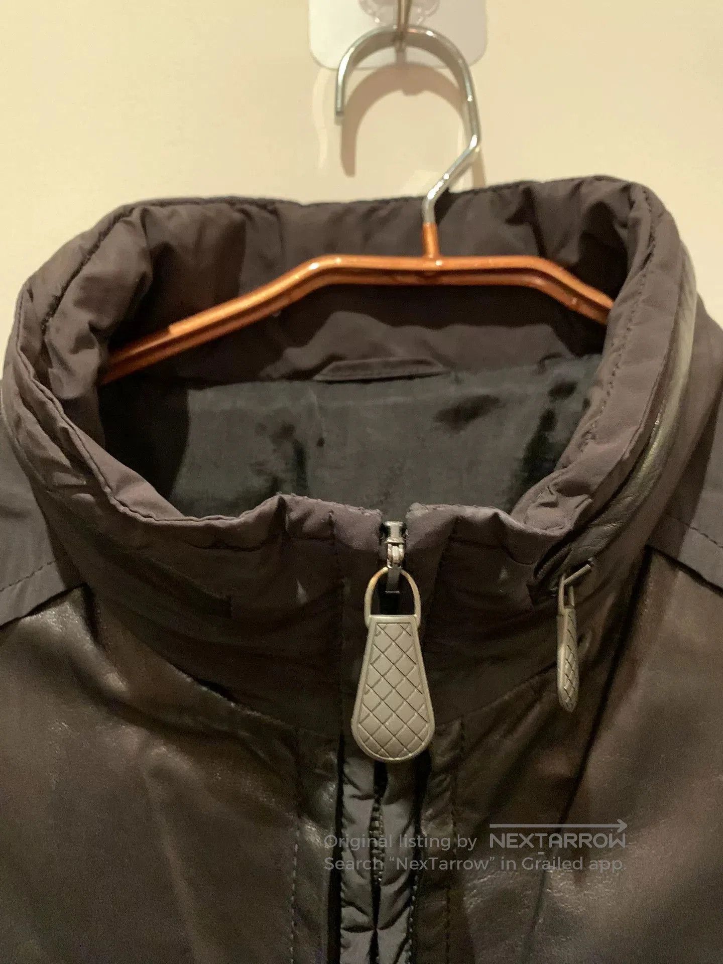 Bottega Veneta black leather patchwork jacket for men. Size US L / EU 52-54 / 3 - 3 Thumbnail