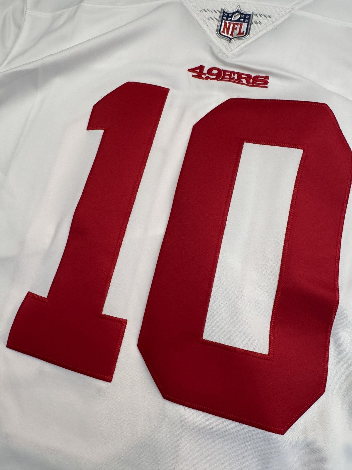 Nike Jimmy Garoppolo #10 SF 49ers NFL Vapor Elite Away Jersey Size US XL / EU 56 / 4 - 3 Thumbnail