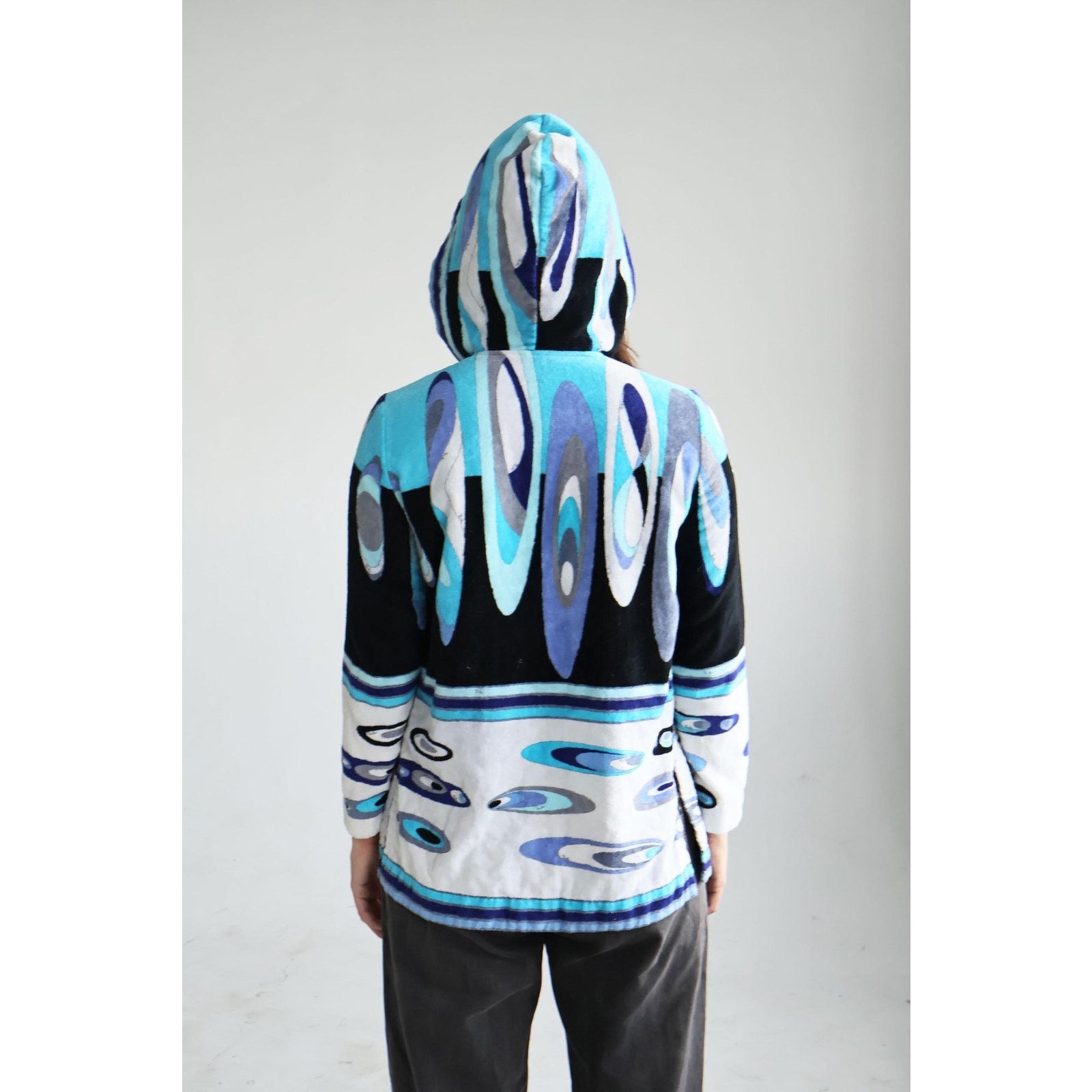 Other Rare 1990s Emilio Pucci Collector's Terrycloth HoodIE Size S / US 4 / IT 40 - 8 Thumbnail