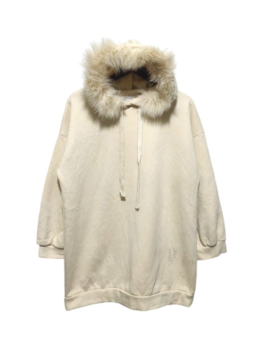 Japanese Brand Good Luck Fur Hoodie i6w9 lgb style Size M / US 6-8 / IT 42-44 - 1 Thumbnail