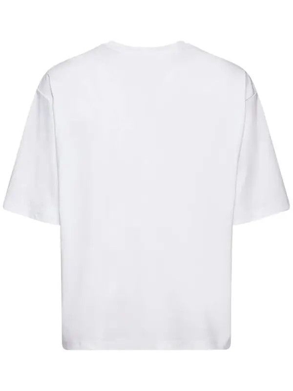 o1sl1vt10524 T-Shirts in White & Yellow