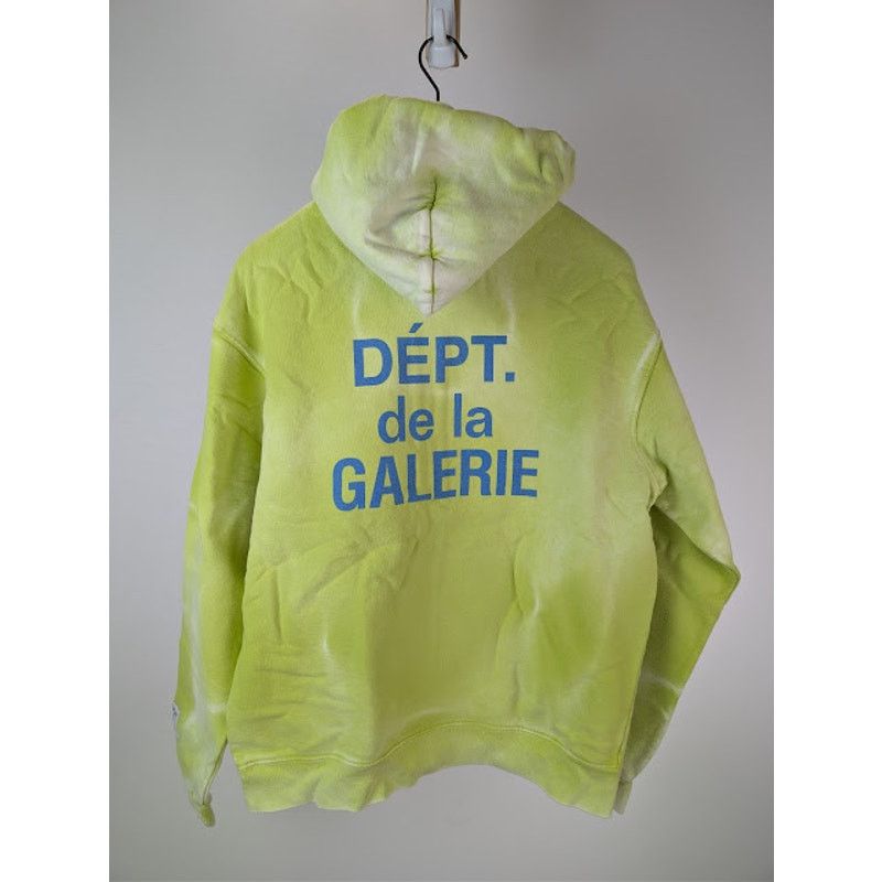 Gallery Dept. o1rshd1 French Logo Zip Up Hoodie in Lime Green M Size US M / EU 48-50 / 2 - 10 Thumbnail