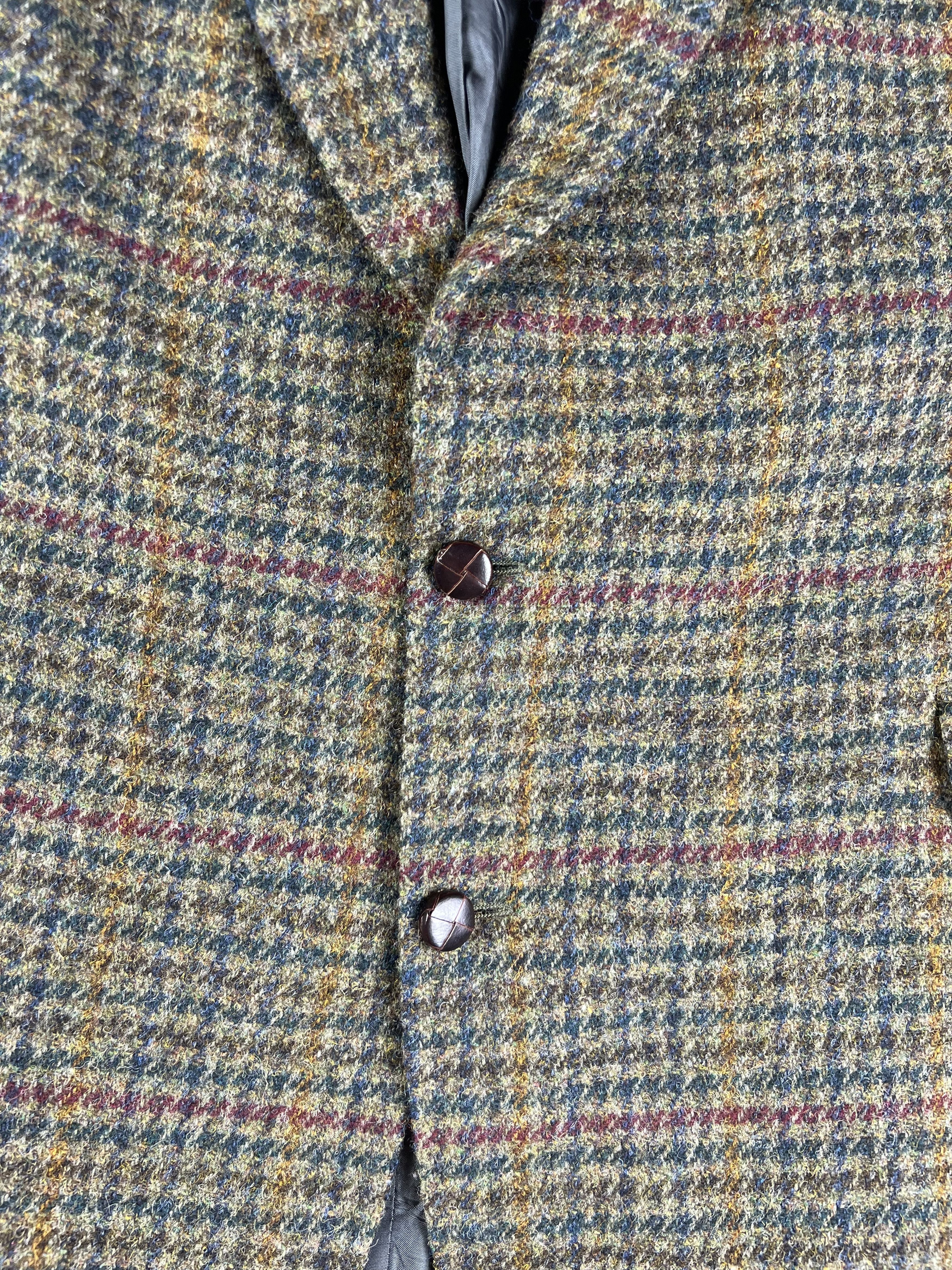 Harris Tweed × Vintage Vintage Harris Tweed Wool Blazer XXL Size 54R - 2 Thumbnail