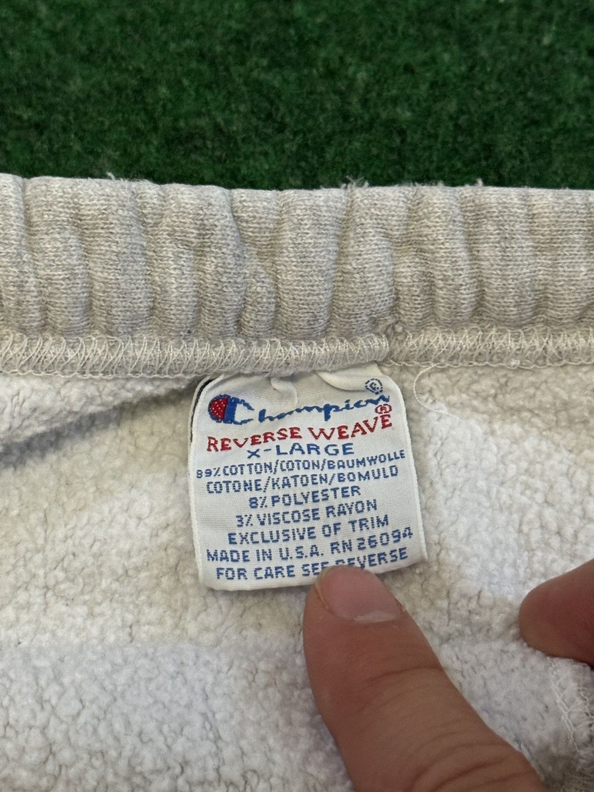 Champion Vintage 90s Notre Dame Champion Reverse Weave 34x36 Joggers Size US 34 / EU 50 - 3 Thumbnail