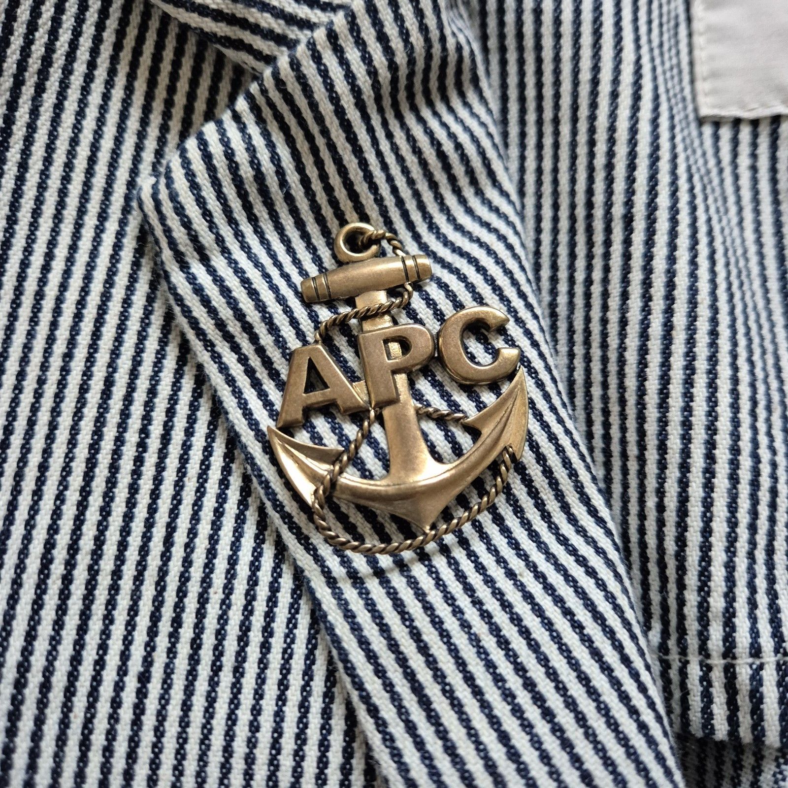 A.P.C. × Carhartt Wip A.P.C. x Carhartt WIP Sailor Jacket White Medium FW11 Size US M / EU 48-50 / 2 - 4 Thumbnail