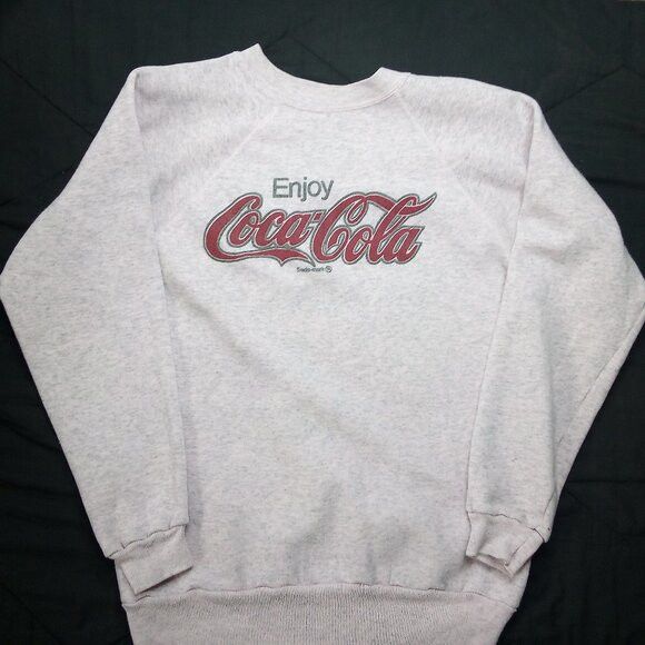 Coca Cola × Vintage Vintage Enjoy Coca-Cola Crewneck Sweatshirt Size US L / EU 52-54 / 3 - 2 Thumbnail